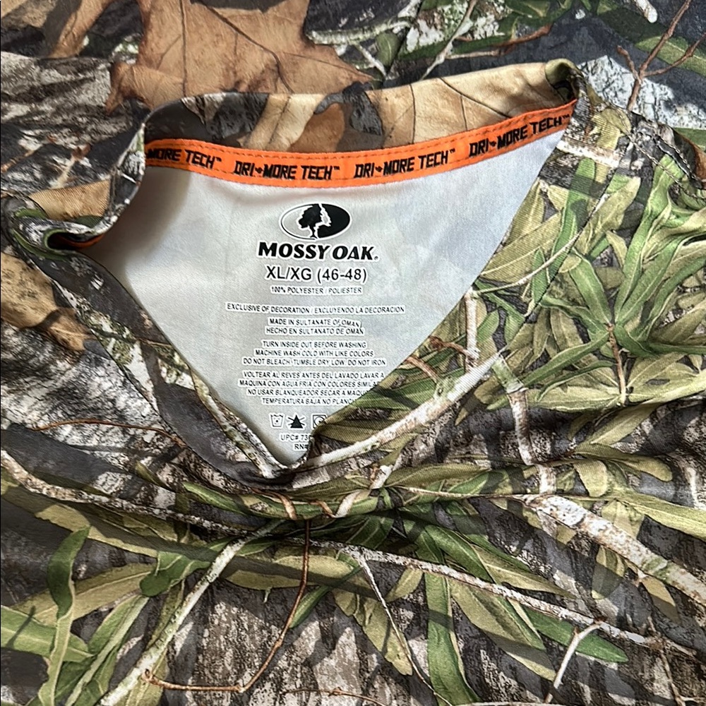Mossy Oak Lightweight Camo Green and Brown Shirt Set of 5